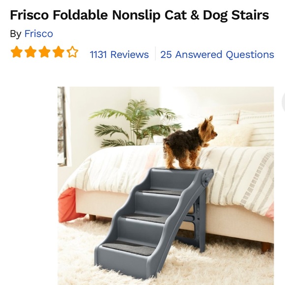 frisco Dog Copy Foldable Pet Stairs Charcoal Poshmark